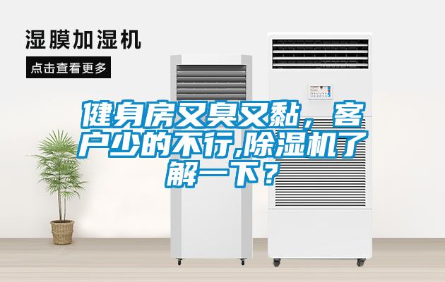 健身房又臭又黏，客戶少的不行,除濕機(jī)了解一下？