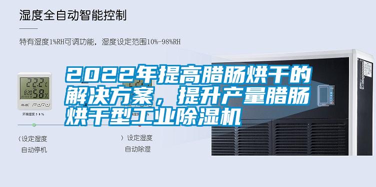 2022年提高臘腸烘干的解決方案，提升產(chǎn)量臘腸烘干型工業(yè)除濕機(jī)