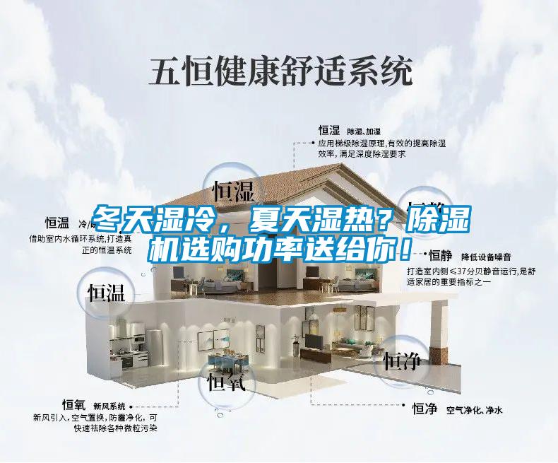 冬天濕冷，夏天濕熱？除濕機(jī)選購功率送給你！