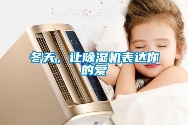 冬天，讓除濕機表達你的愛