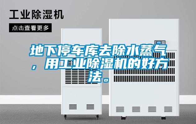 地下停車庫(kù)去除水蒸氣，用工業(yè)除濕機(jī)的好方法。