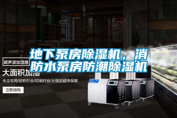 地下泵房除濕機(jī)，消防水泵房防潮除濕機(jī)