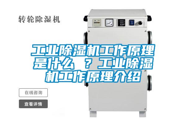 工業(yè)除濕機(jī)工作原理是什么 ？工業(yè)除濕機(jī)工作原理介紹