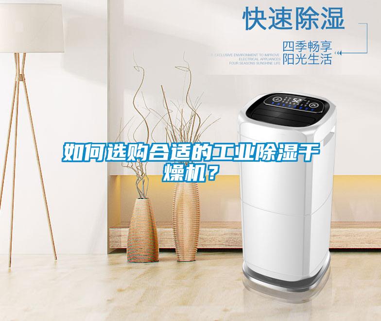 如何選購合適的工業(yè)除濕干燥機？