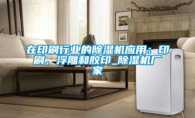 在印刷行業(yè)的除濕機應用：印刷，浮雕和膠印_除濕機廠家
