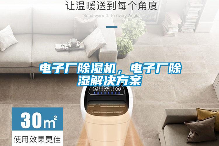 電子廠除濕機，電子廠除濕解決方案