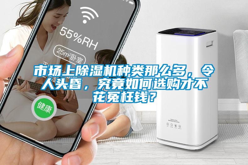 市場上除濕機種類那么多，令人頭昏，究竟如何選購才不花冤枉錢？