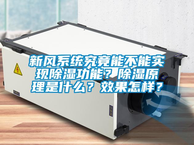 新風(fēng)系統(tǒng)究竟能不能實(shí)現(xiàn)除濕功能？除濕原理是什么？效果怎樣？