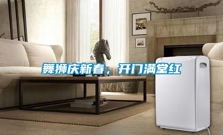 舞獅慶新春，開門滿堂紅