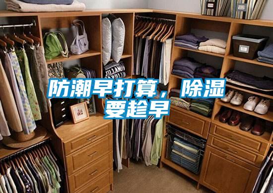 防潮早打算，除濕要趁早