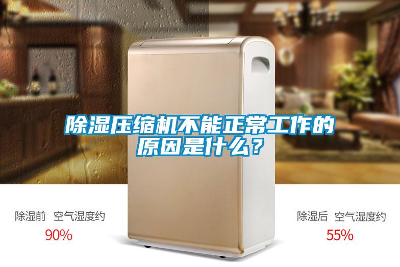 除濕壓縮機(jī)不能正常工作的原因是什么？