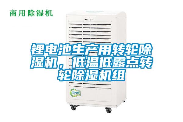 鋰電池生產(chǎn)用轉(zhuǎn)輪除濕機(jī)，低溫低露點(diǎn)轉(zhuǎn)輪除濕機(jī)組