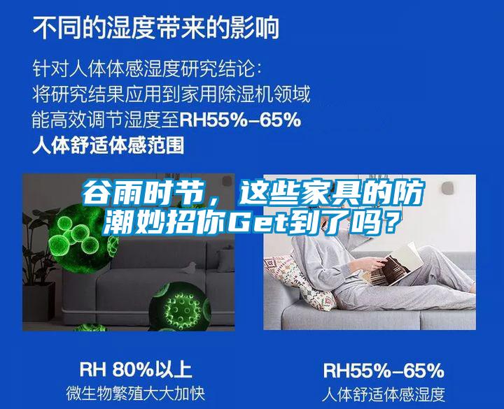 谷雨時(shí)節(jié)，這些家具的防潮妙招你Get到了嗎？
