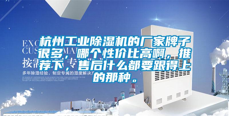 杭州工業(yè)除濕機的廠家牌子很多，哪個性價比高啊，推薦下，售后什么都要跟得上的那種。