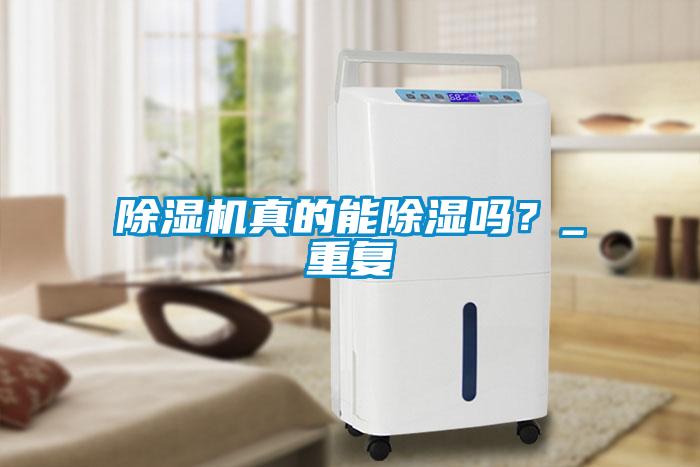 除濕機真的能除濕嗎？_重復(fù)