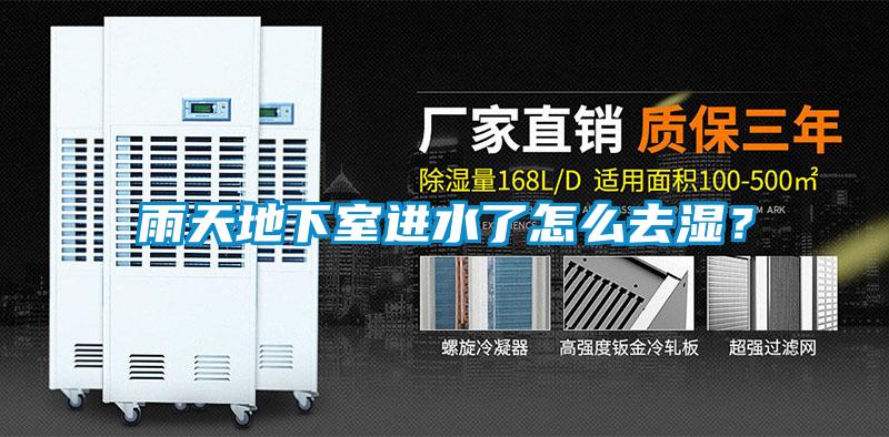 雨天地下室進(jìn)水了怎么去濕？