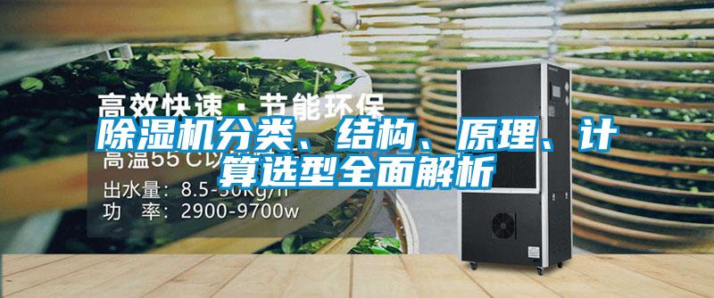 除濕機分類、結(jié)構(gòu)、原理、計算選型全面解析