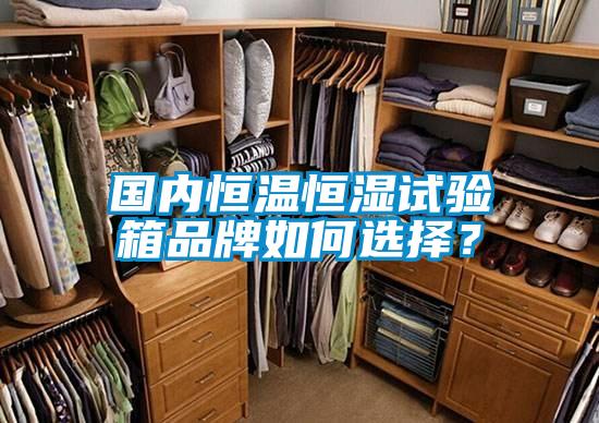 國內(nèi)恒溫恒濕試驗(yàn)箱品牌如何選擇？