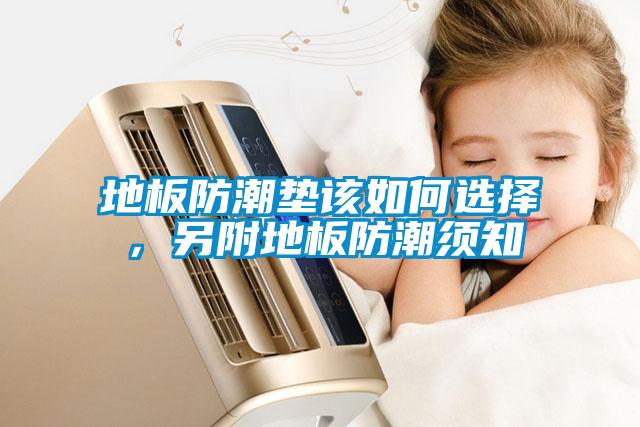 地板防潮墊該如何選擇，另附地板防潮須知