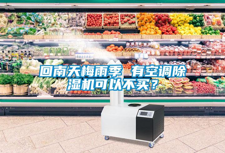 回南天梅雨季 有空調(diào)除濕機(jī)可以不買？