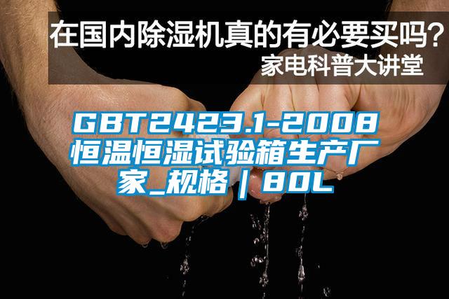 GBT2423.1-2008恒溫恒濕試驗箱生產廠家_規(guī)格｜80L