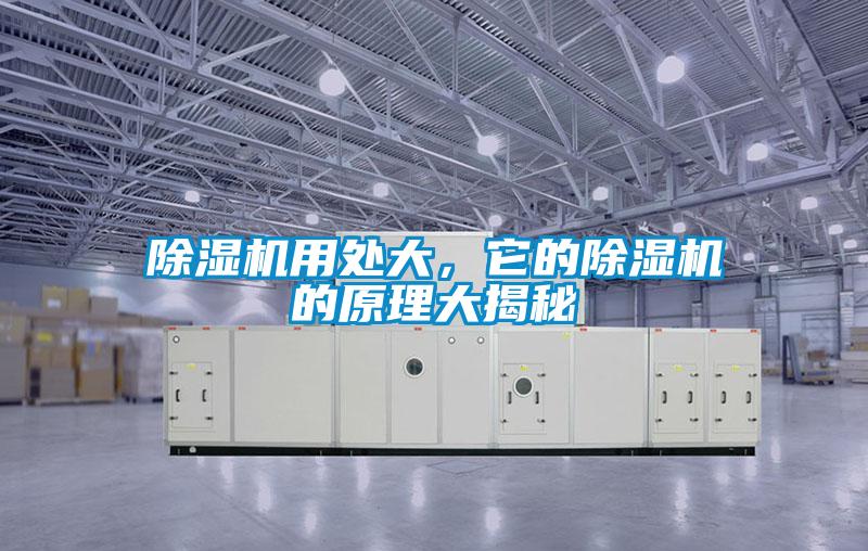 除濕機用處大，它的除濕機的原理大揭秘