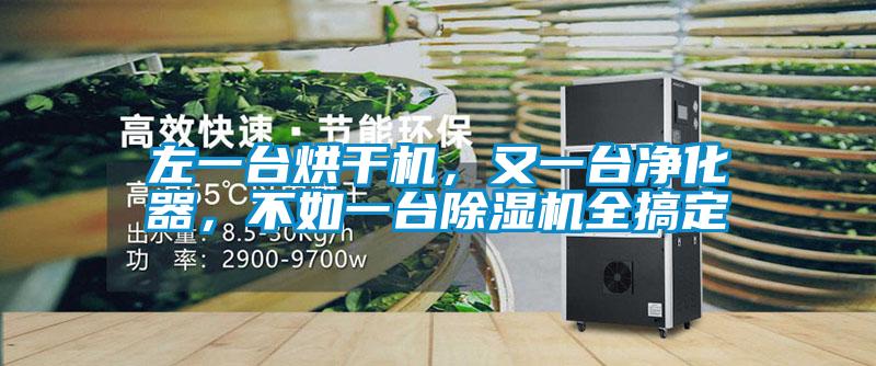 左一臺烘干機，又一臺凈化器，不如一臺除濕機全搞定