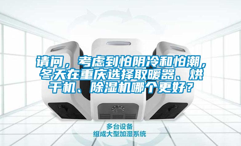 請問，考慮到怕陰冷和怕潮，冬天在重慶選擇取暖器、烘干機、除濕機哪個更好？