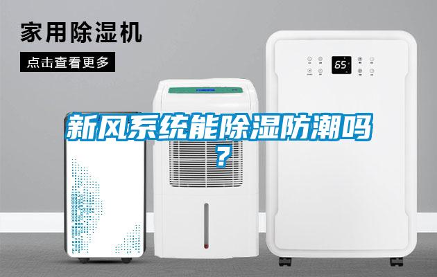 新風(fēng)系統(tǒng)能除濕防潮嗎？