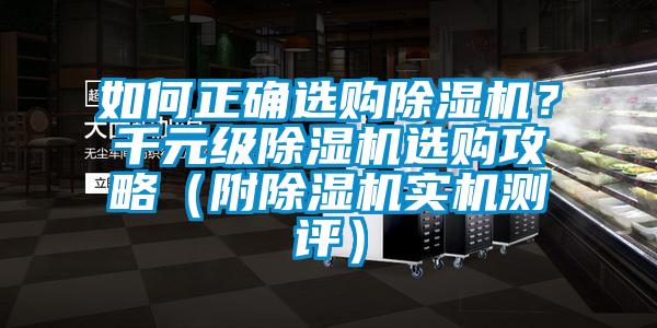 如何正確選購除濕機？千元級除濕機選購攻略（附除濕機實機測評）