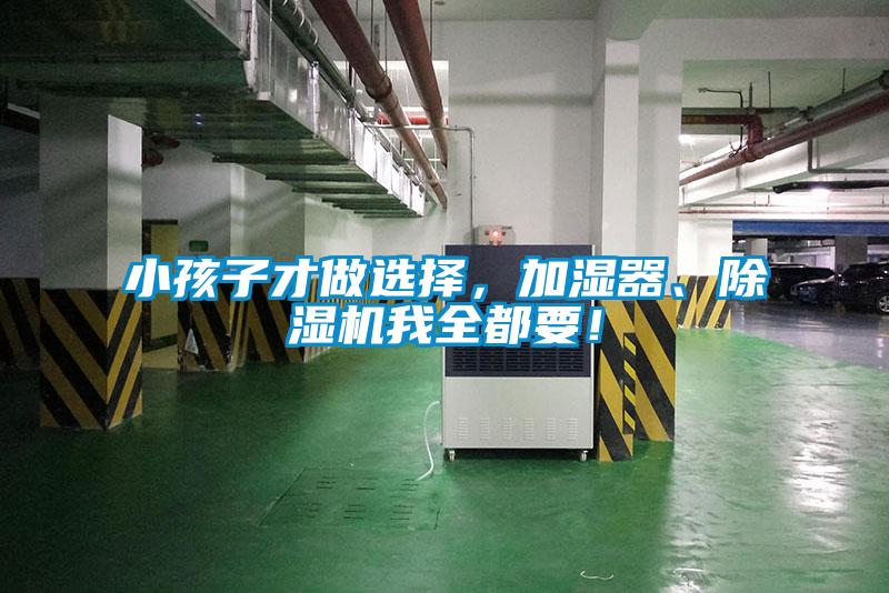 小孩子才做選擇，加濕器、除濕機我全都要！
