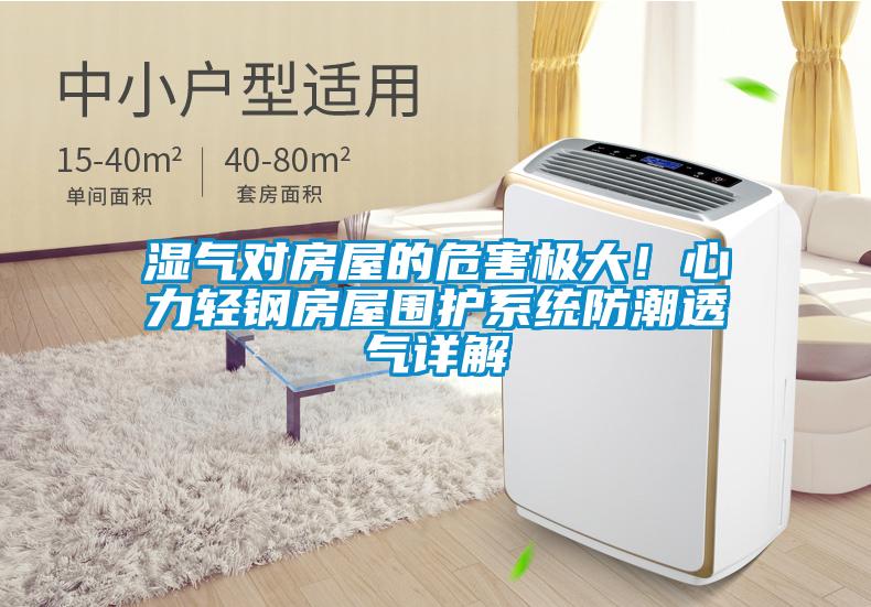 濕氣對房屋的危害極大！心力輕鋼房屋圍護(hù)系統(tǒng)防潮透氣詳解
