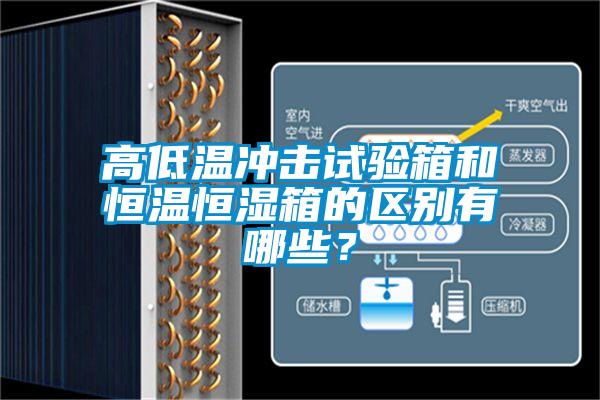 高低溫沖擊試驗(yàn)箱和恒溫恒濕箱的區(qū)別有哪些？