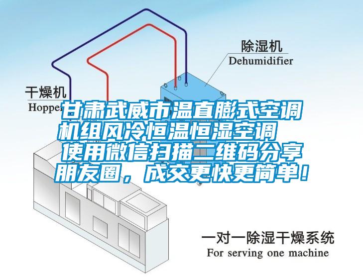 甘肅武威市溫直膨式空調(diào)機(jī)組風(fēng)冷恒溫恒濕空調(diào)  使用微信掃描二維碼分享朋友圈，成交更快更簡(jiǎn)單！