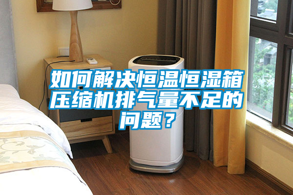 如何解決恒溫恒濕箱壓縮機排氣量不足的問題？