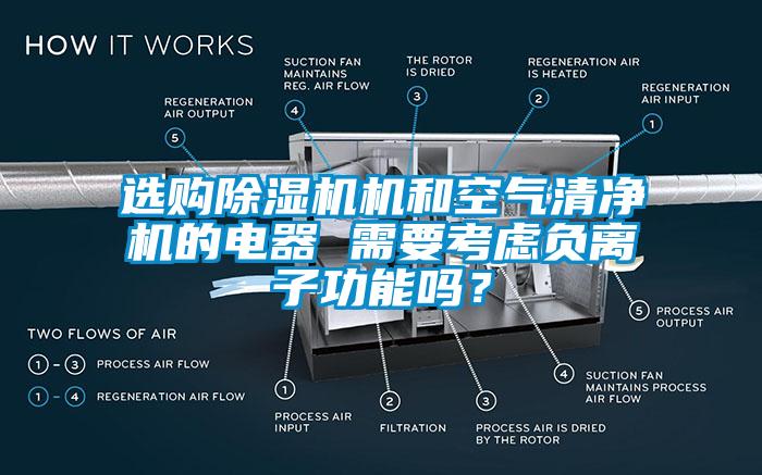 選購除濕機(jī)機(jī)和空氣清凈機(jī)的電器 需要考慮負(fù)離子功能嗎？