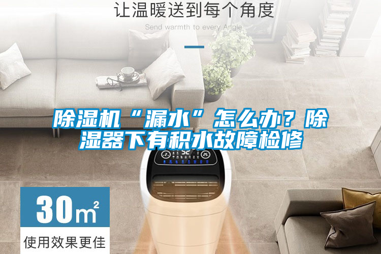 除濕機(jī)“漏水”怎么辦？除濕器下有積水故障檢修