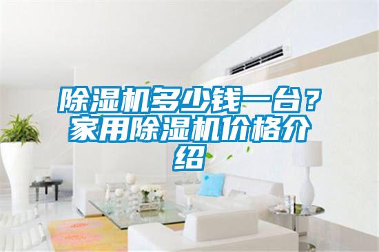 除濕機(jī)多少錢一臺？家用除濕機(jī)價格介紹