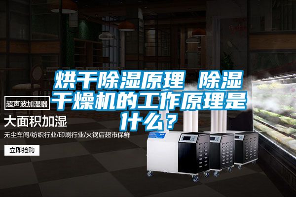 烘干除濕原理 除濕干燥機(jī)的工作原理是什么？