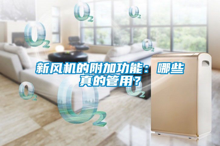 新風(fēng)機(jī)的附加功能：哪些真的管用？