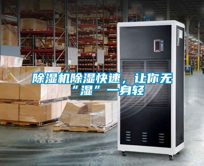除濕機(jī)除濕快速，讓你無“濕”一身輕