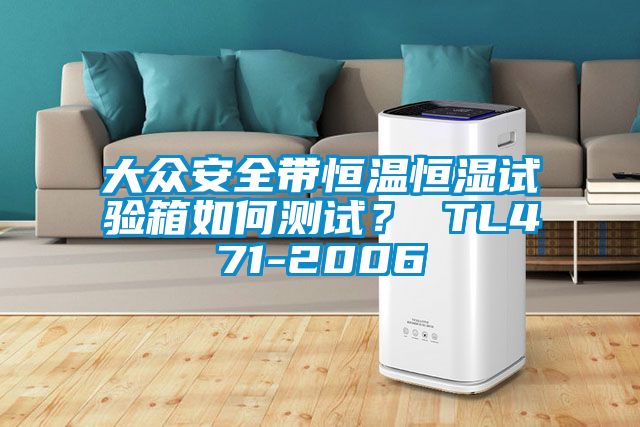 大眾安全帶恒溫恒濕試驗箱如何測試？ TL471-2006