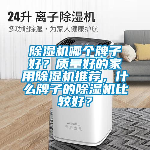 除濕機(jī)哪個(gè)牌子好？質(zhì)量好的家用除濕機(jī)推薦，什么牌子的除濕機(jī)比較好？