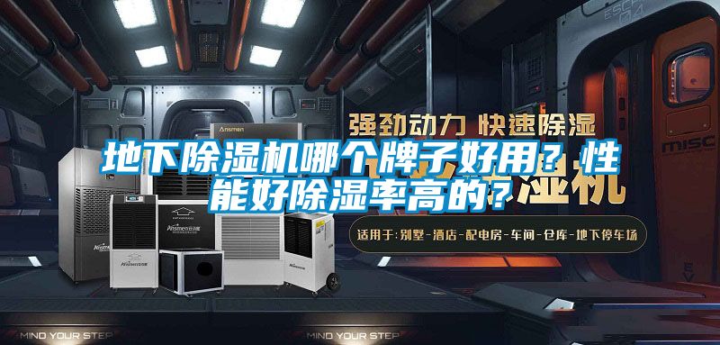 地下除濕機哪個牌子好用？性能好除濕率高的？