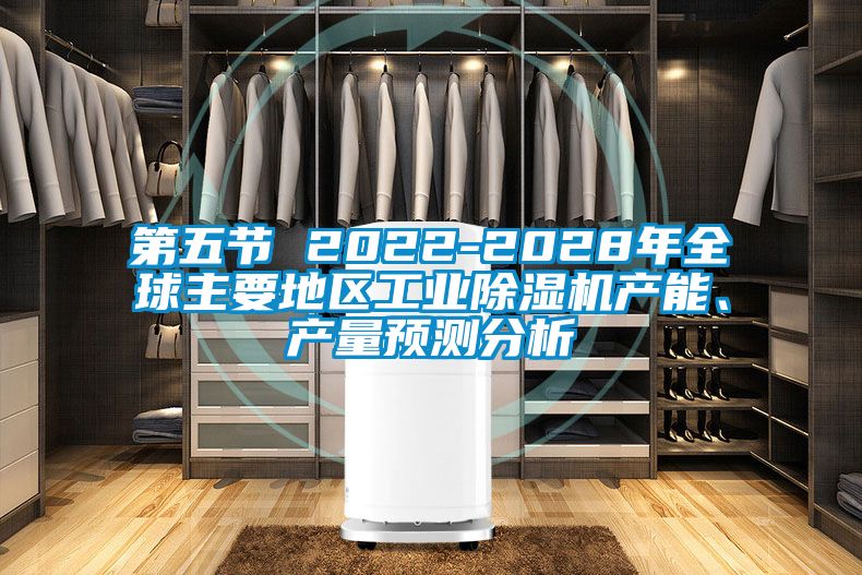 第五節(jié) 2022-2028年全球主要地區(qū)工業(yè)除濕機產(chǎn)能、產(chǎn)量預測分析