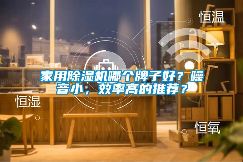 家用除濕機哪個牌子好？噪音小，效率高的推薦？